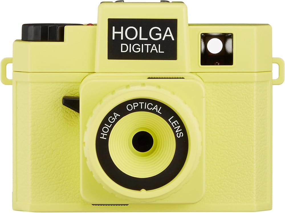 Holga Digital イエロー カメラ Amazon | HOLGA DIGITAL Limited Color Neon Yellow | コンパクト 通販