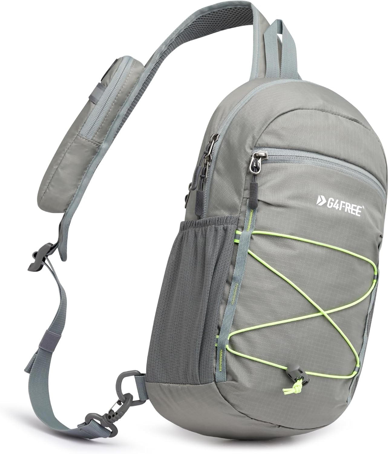 G4Free Sling Bag Backpack RFID Blocking Crossbody with Front Pocket Hiking Daypack Outdoor Chest Bag for Women Men
