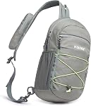 G4Free Sling Bag Backpack RFID Blocking Crossbody with Front Pocket Hiking Daypack Outdoor Chest Bag for Women Men