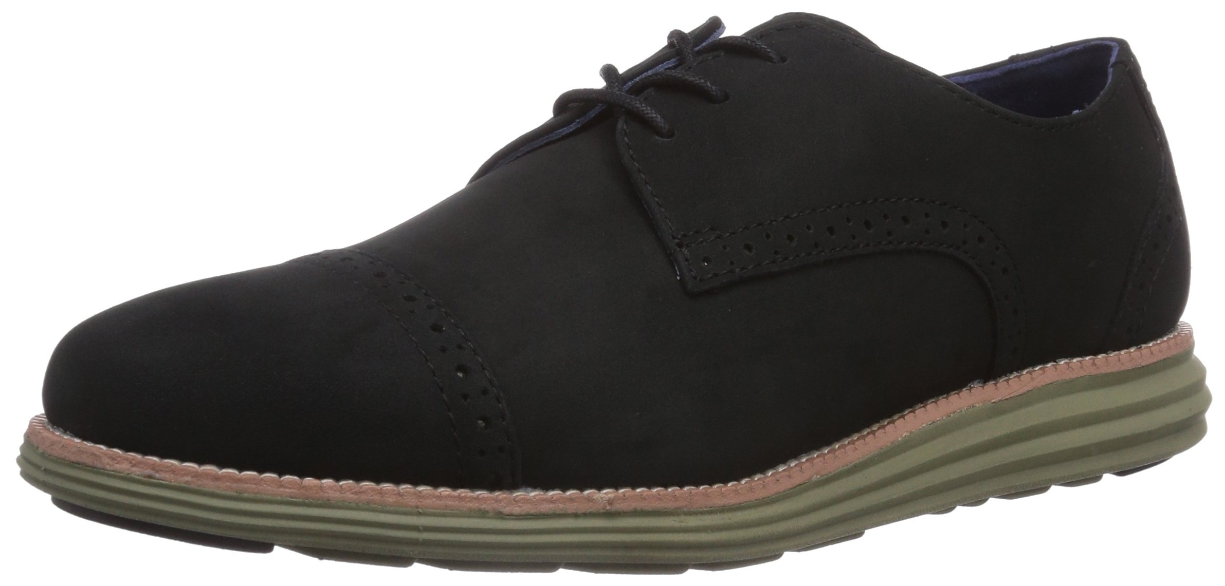 chung shi Women's Sensomo II Sneaker, Schwarz/Olive, 37.5 EU