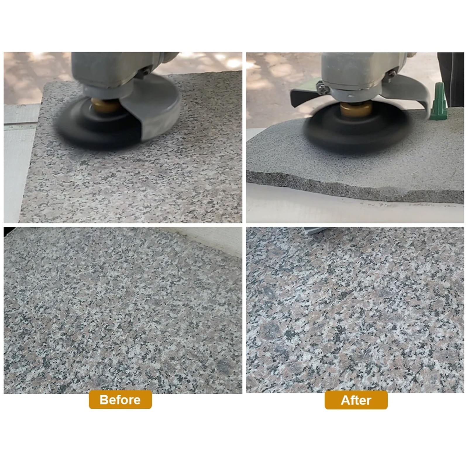 Almohadillas de pulido 6 uds 100mm #100 almohadillas de pulido en seco diamante disco lijado 4 pulgadas Unión resina placa abrasiva Flexible granito mármol
