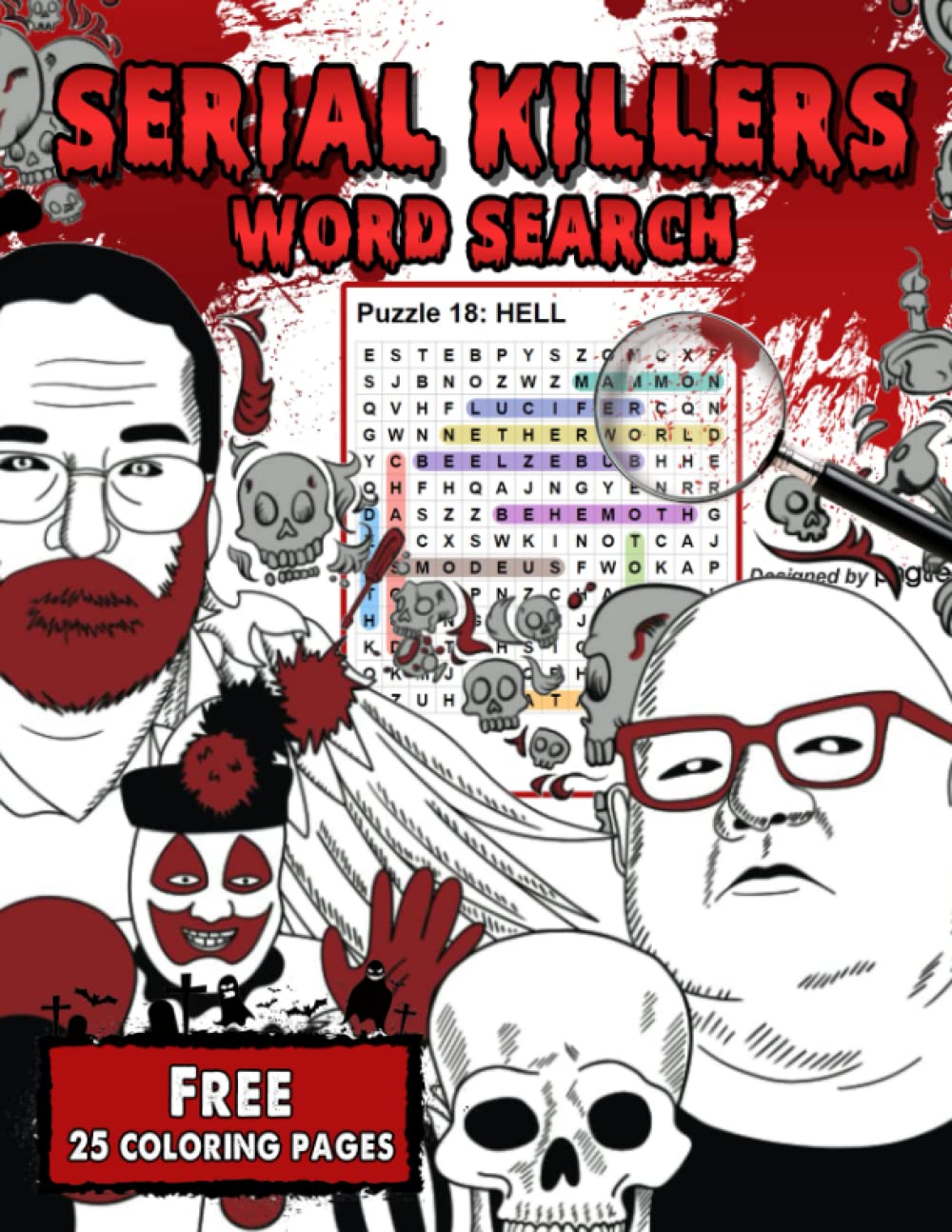 Serial Killers Word Search Exciting Wordfind Puzzles And