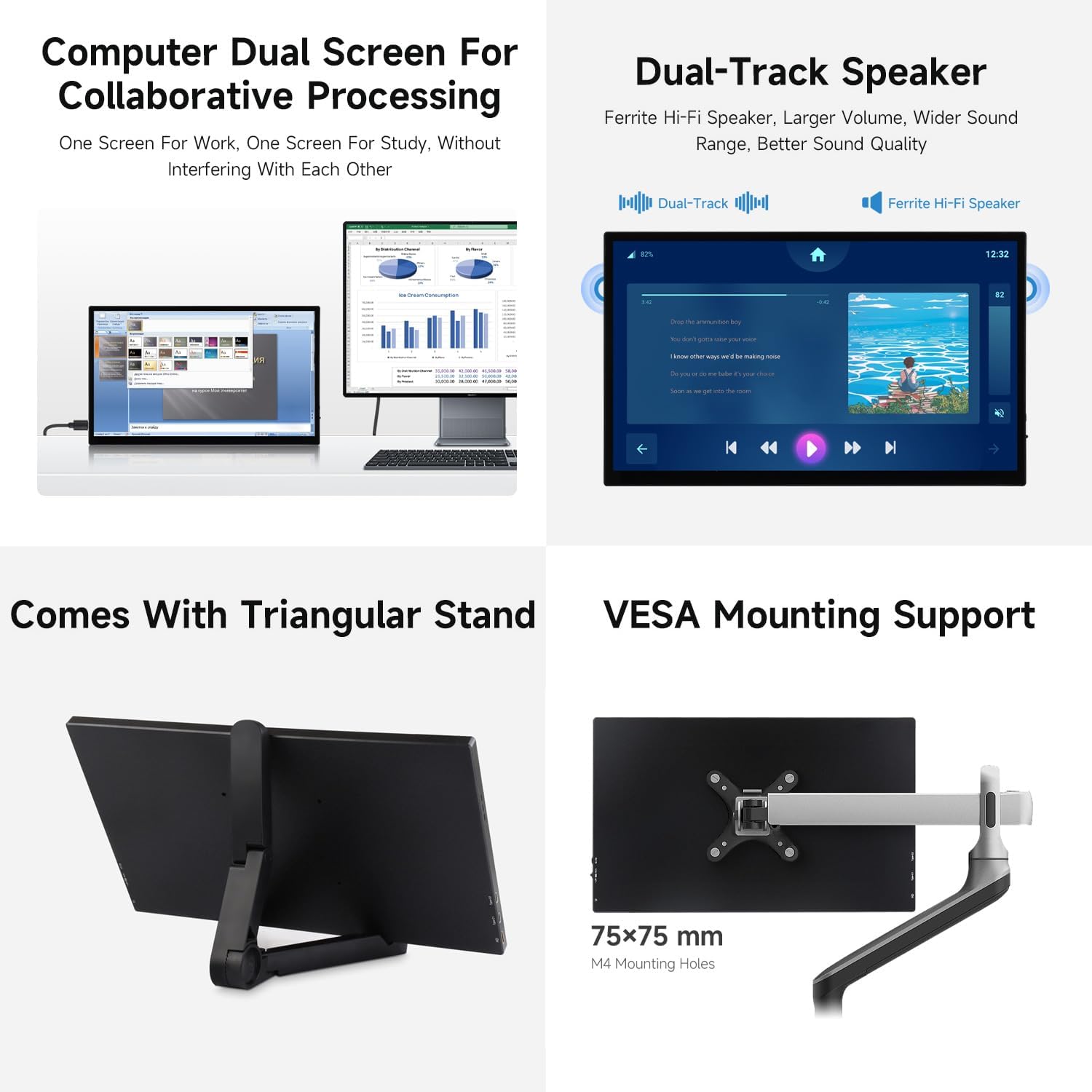 KLAYERS 13.3-inch FHD AMOLED Touch Display, Compatible with RPi/Jetson Series/Windows 11, 100% sRGB & DCI-P3, Optical Bonding Technology