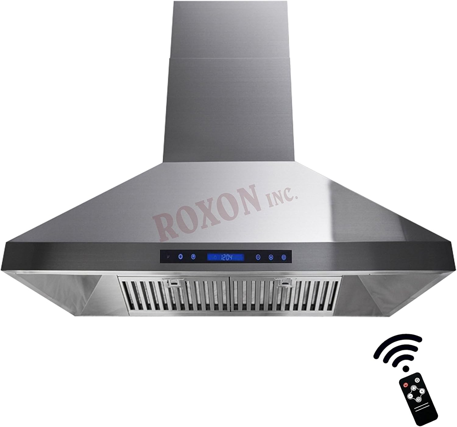 Roxon 900 CFM 30 Inches Wall Mounted Range Hood Kitchen Exhaust Fan Stainless Steel RXNW1130