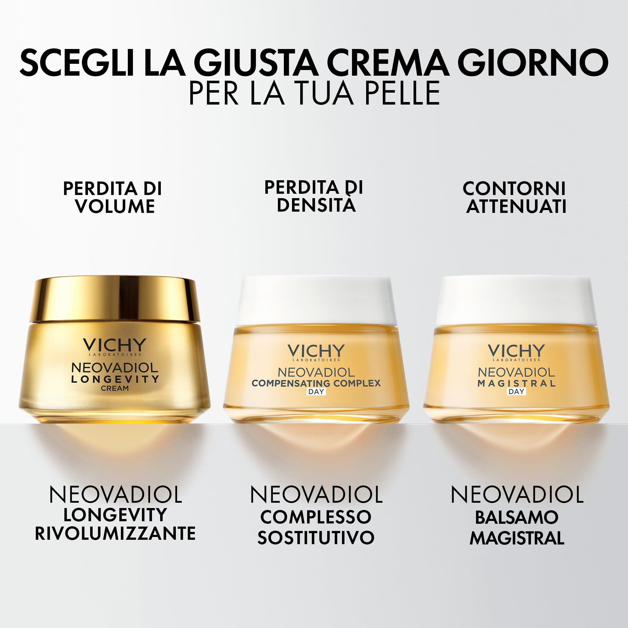 Vichy Neovadiol Longevity Crema Volumizzante, Per Pelli Mature, Azione Anti-Età e Rigenerante, Pelle Idratata e Rassodata, Con il 13% di Tecnologia Longevisia, 50 ml