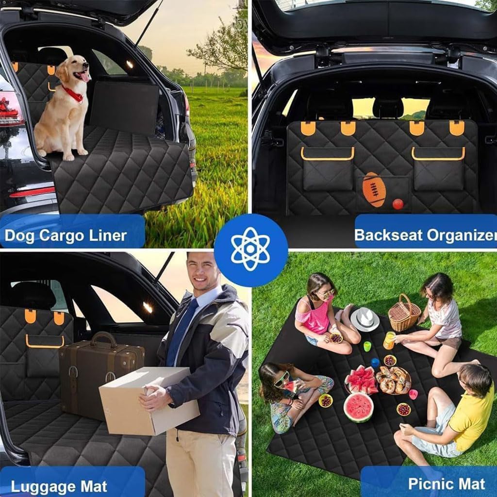 Funda Maletero Coche Perro para Dodge Avenger | Impermeable Antideslizante Funda Perro Maletero Protector Accesorio Viaje,A