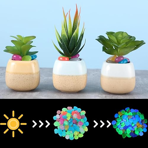 Miniatura 5 de 3000 rocas que brillan en la oscuridad de 1 pulgada, rocas que brillan en la oscuridad, piedras que brillan en la oscuridad, piedras que brillan en