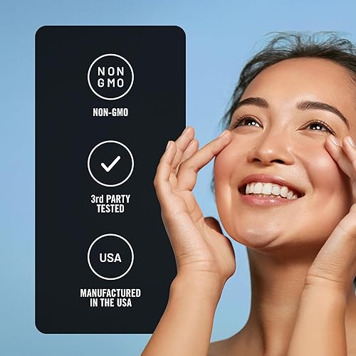 Miniatura 6 de NatureWise Péptidos de colágeno en polvo con ácido hialurónico y vitamina C, péptidos de colágeno sin sabor para mujeres y hombres, tipo I y III