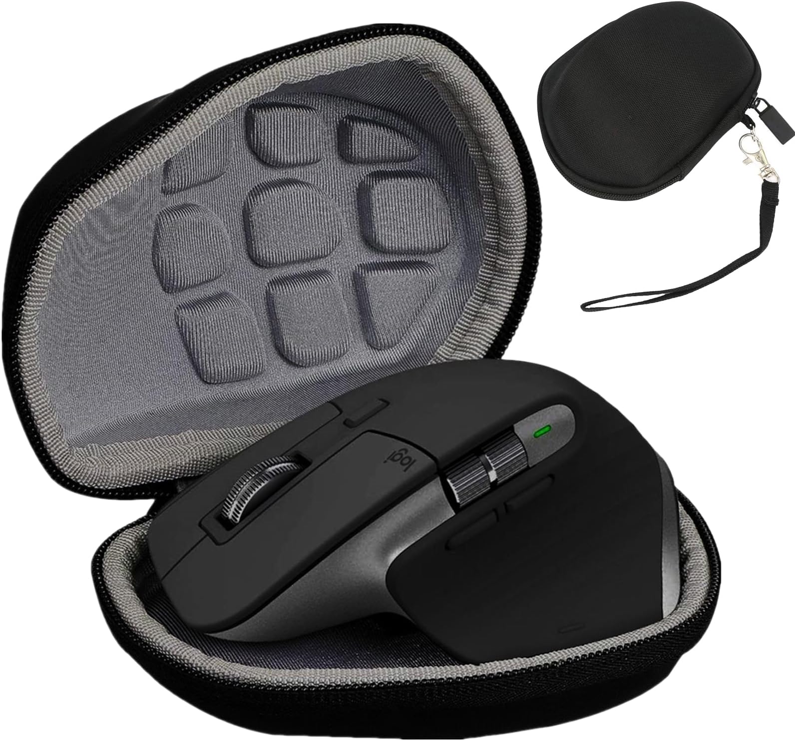 STAYOUNG Wireless Mouse Case - Hard Travel Black Case Portable Protective Storage Bag Compatible with Logitech MX Master 3 /3S/ Master 2S / MX Master (Black)