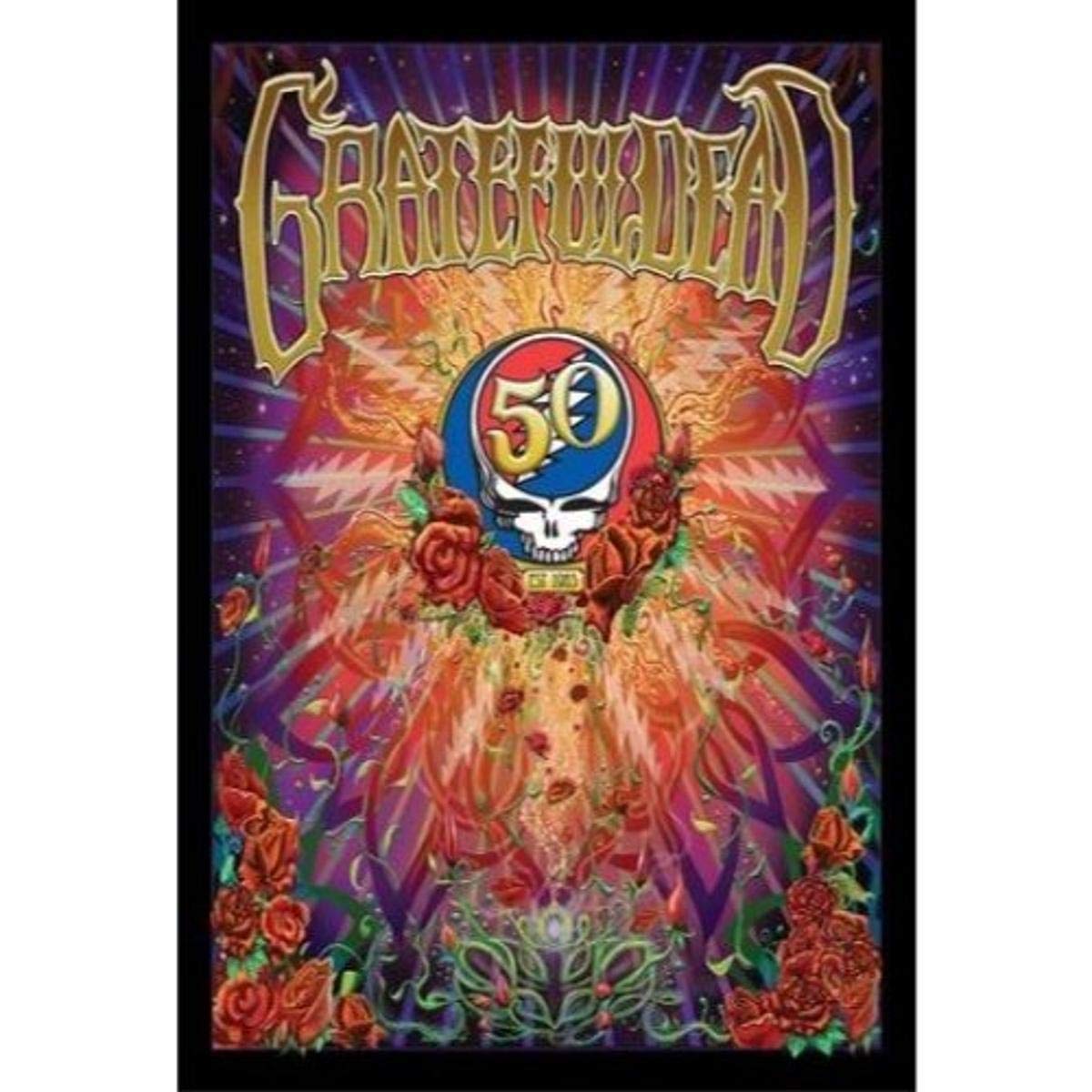 Amazon.com: Framed Grateful Dead 50th Anniversary 36x24 Music Art