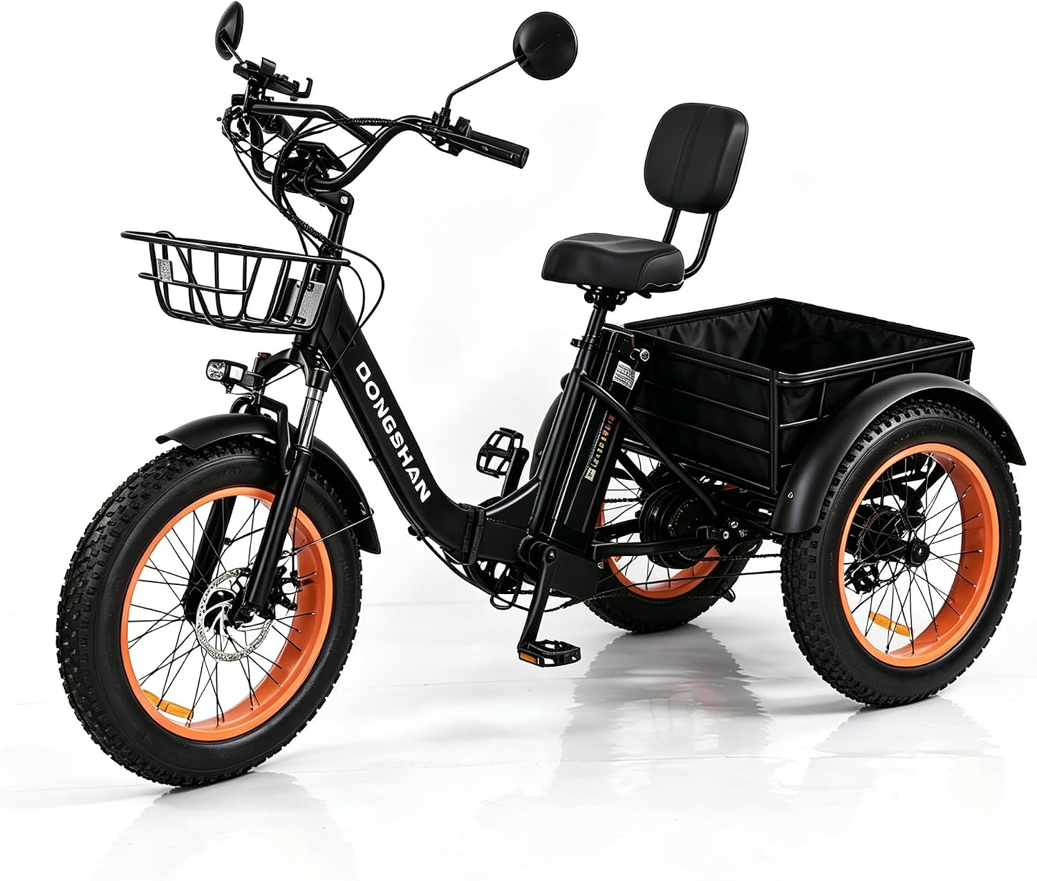 Triciclo Eléctrico para Adultos 20 pulgadas Fat Tire 750W miniatura 1