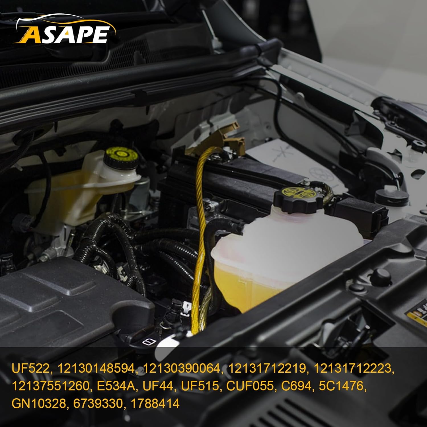 ASAPE Set of 6 Ignition Coil Pack with 6*Spark Plug Fit for 2002-2004 for BMW 320i 2.2L 2003-2005 for BMW 325Ci 2.5L 2003-2005 for BMW 325i 2.5L 2001-2005 for BMW 325xi 2.5L, Replace UF522