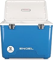 Engel UC30 30Qt Leak-Proof Airtight Drybox Cooler - Rugged Hard Shell Lunchbox for Outdoor Adventures