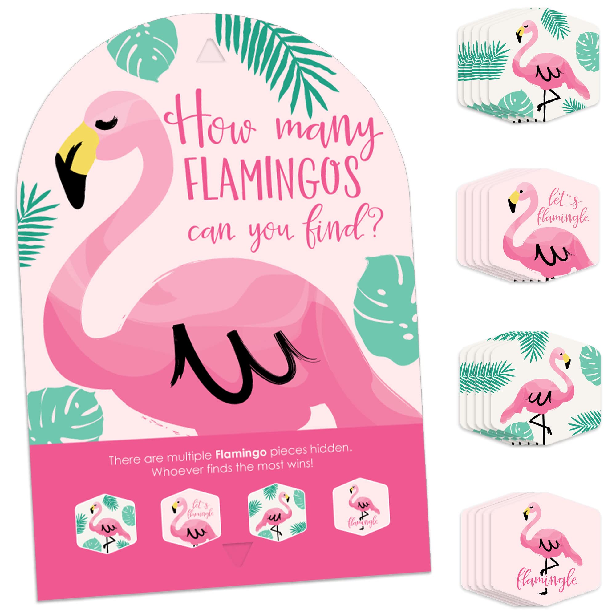 DIYthinker Flamingo Pattern Playing Cards – Bridge Size (57x88mm), Semi-Gloss, 52 Cards + 2 Jokers - View #9