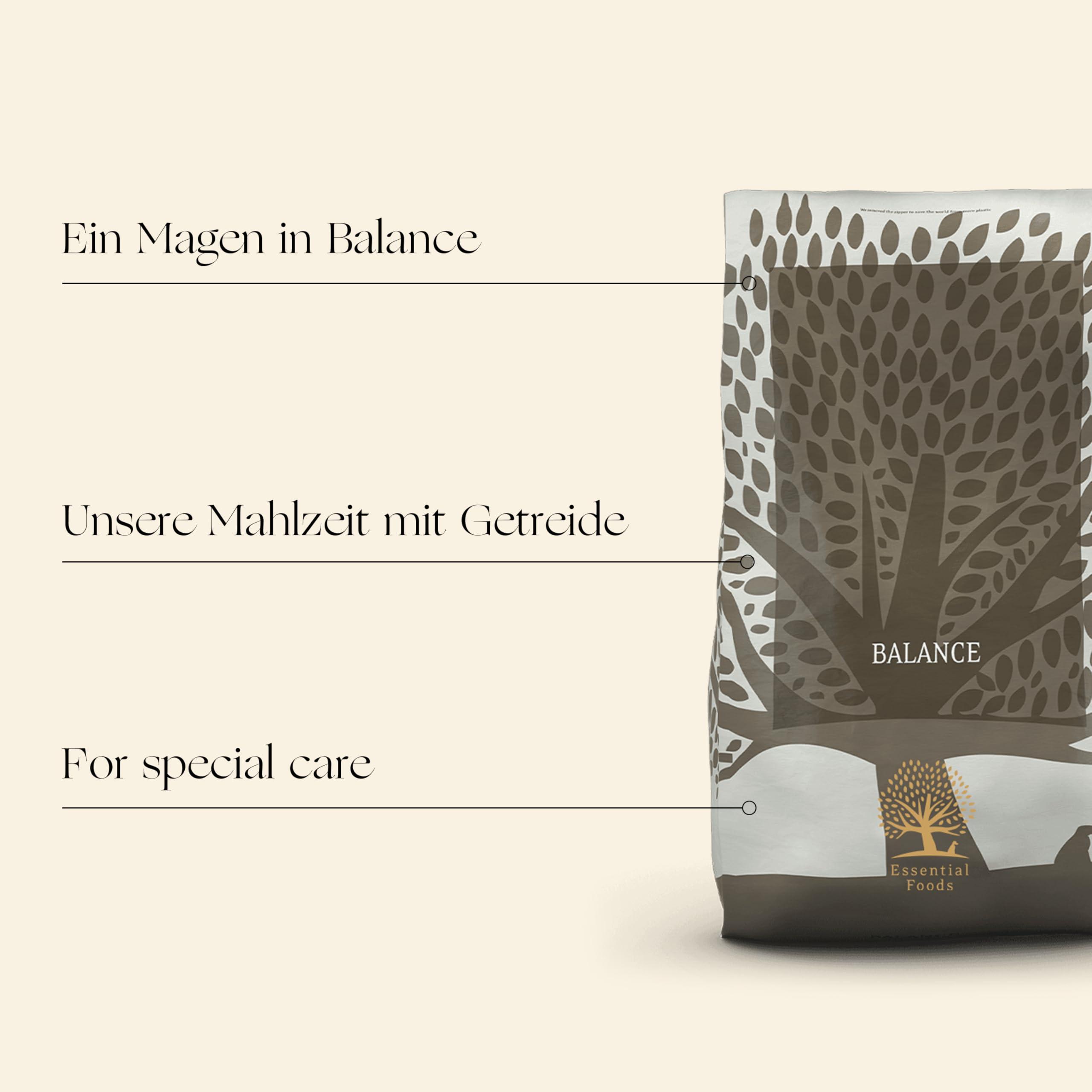 Essential Balance 3 x 10 kg | Pute, Reis & Hafer | Hundefutter für alle Rassen mit Empfindlicher Magen | Einzelproteinquelle | ohne unnötige Füllstoffe