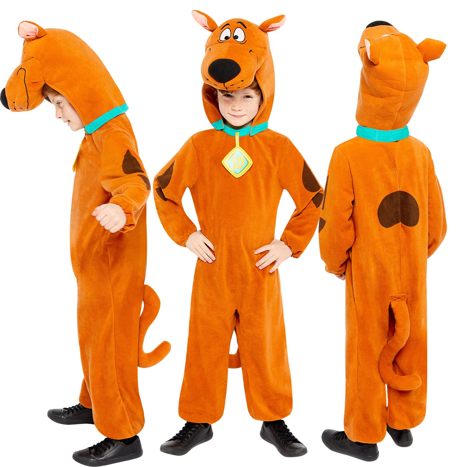 amscan Offiziell lizenziertes Scooby Doo Kostüm für Kinder Jungen
