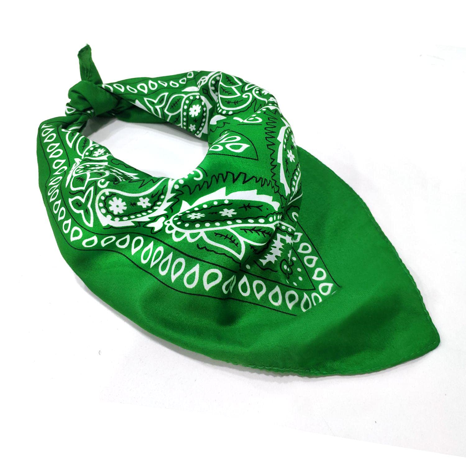 Chusta w kratkę Paisley, szalik na szyję, opasanka na nadgarstek, wzór orzecha krzeszowego, nowościowa czepka z nadrukiem na głowę dla mężczyzn, kobiet, unisex dorosłych i dzieci 54 x 54 cm, 6