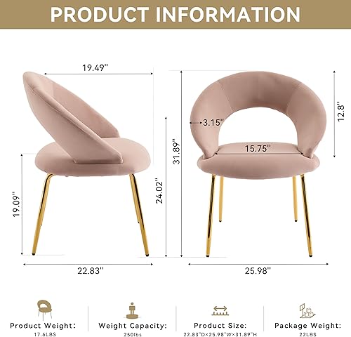 Miniatura 24 de Goujxcy Silla de tocador de piel sintética, silla de escritorio peluda para niñas adolescentes, cómoda silla de tocador de maquillaje, silla de