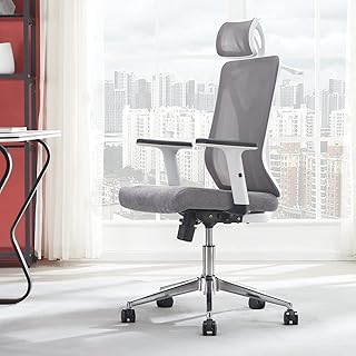Sponsored Ad - Molblly Office Chair Ergonomic Mesh Home Office Computer Chair High-Back Swivel Executive Chair Adjustable ...