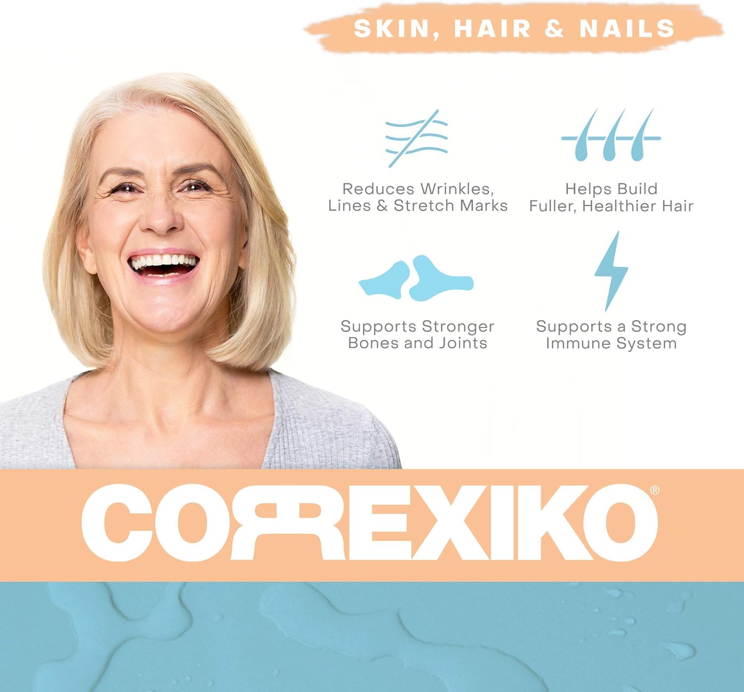 Marine Collagen Peptides Powder by Correxiko | Hydrolyzed Collagen Supplement for Joints, Skin, Hair, Nails and Digestion | Made in Canada from Wild-Caught Deep Sea Fish (1kg) : Everything Else