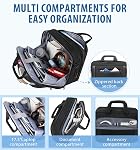 EMPSIGN Laptop Case Briefcase, 17.3 Inch Laptop Bag Expandable Messenger Bag for Men & Women Water Repellent, RFID Blocking