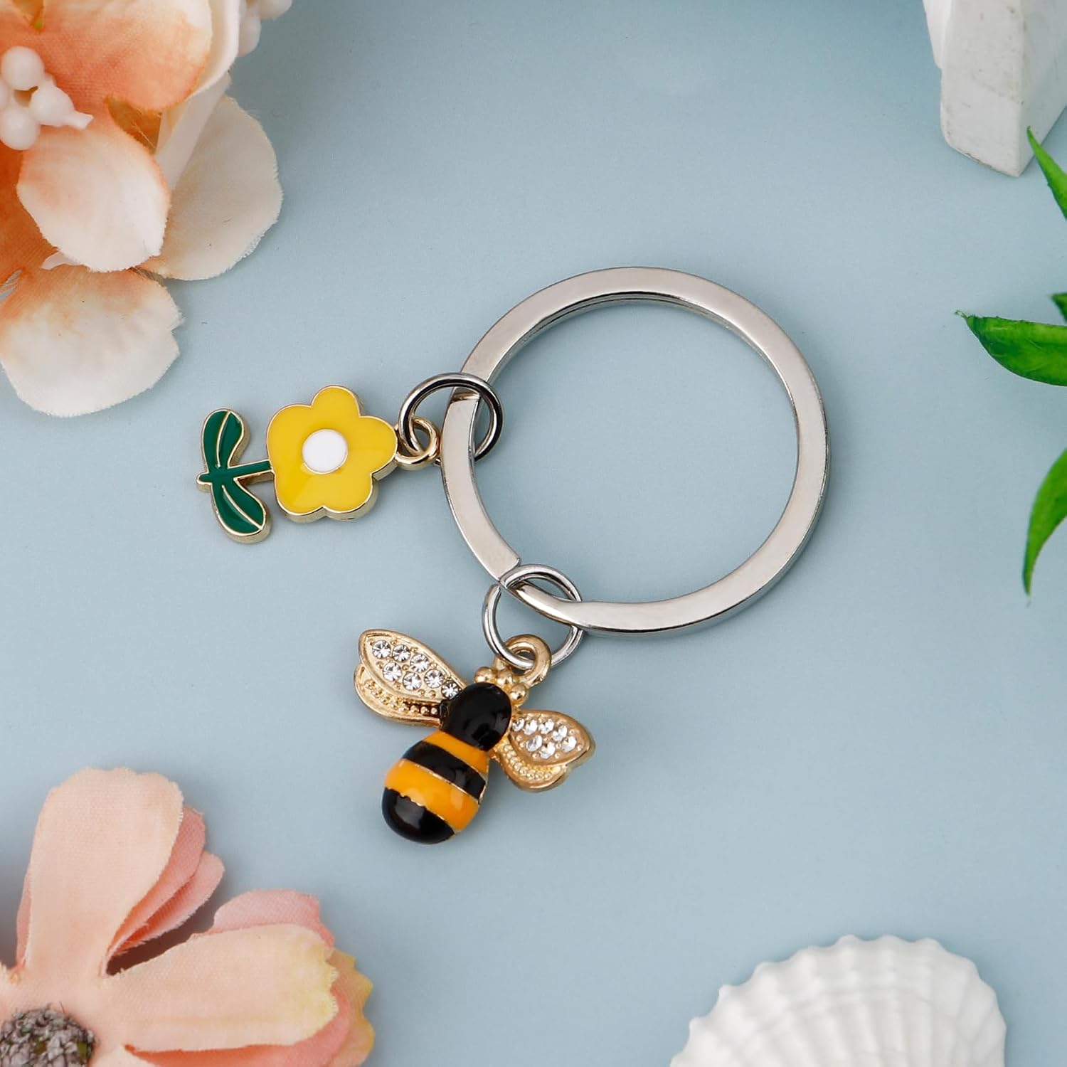 New Teacher Gifts for Women Novelty Cute Keychain Gift First Year Future Teacher Gift Keychains Accessories Key Chain Unique Birthday Graduation Christmas Gifts for Teachers Her Woman Daughter image 4