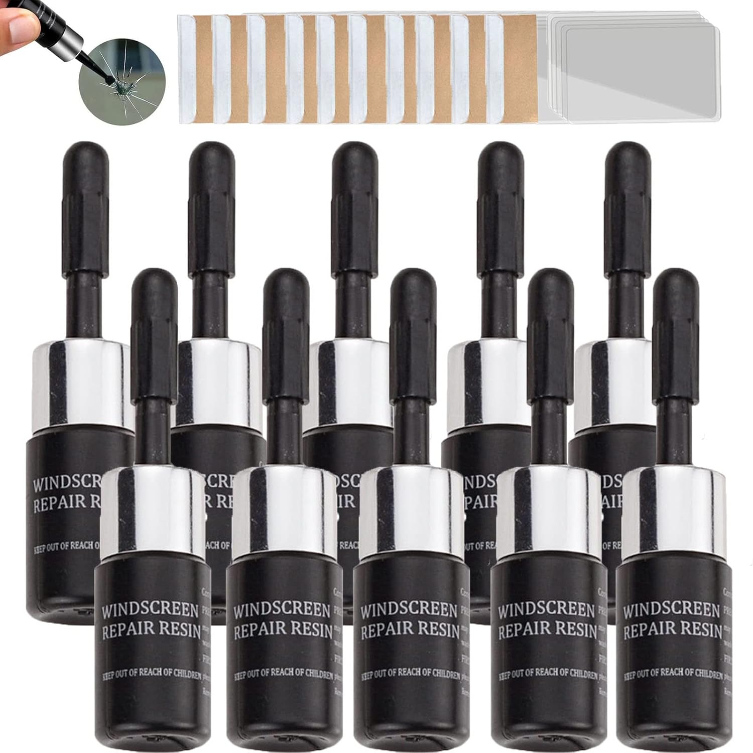 Peculiar Glass Repair, Cracks’Gone Glass Repair Kit, Crack