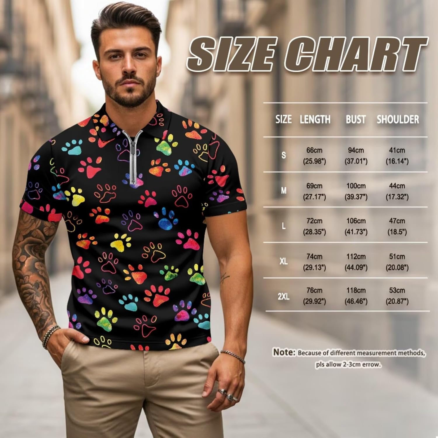 INSTANTARTS Couples' Golf Outfits for Women Men Short Sleeve Sports Quick-Dry Athletic 1/4 Zip Up Golf Shirts Collared Top