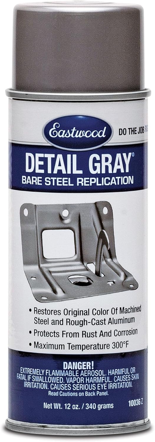Eastwood Detail Gray Cast Stamped Steel Color Spray Paint Aerosol 12 Oz | 2 Pack