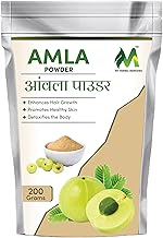 Pure Amla Powder for Hair Growth | 200g Pack | 100% Natural & Organic | For Hair Care, Skin Glow, Digestion & Immunity | Edible Amla Powder for Drinking & DIY Face & Hair Masks