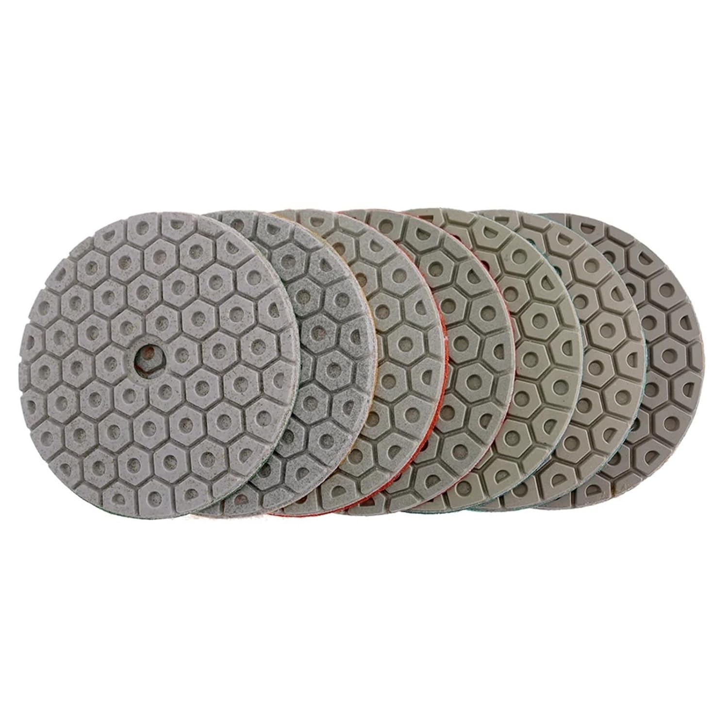 10PCS/Set 4 Inch Diamond Polishing Pads Wet 100mm Polishing Pad for Granite Marble Stone Concrete Grinding Discs(100)