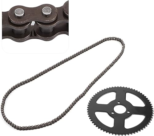 Miniatura 6 de Cadena de piñón, aleación de acero 25H, cadena de 144 eslabones, piñón de 2 tiempos, eje universal para mini moto eléctrica, de bolsillo, ATV Quad
