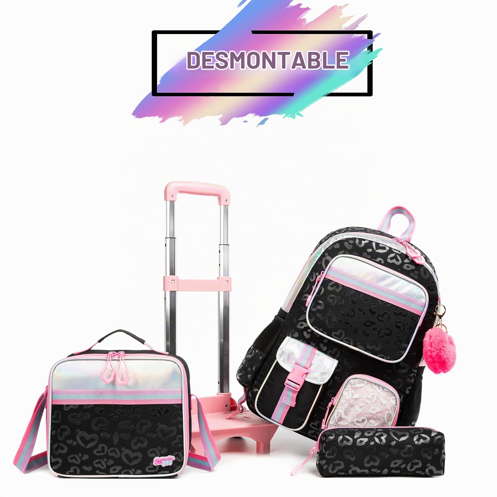 HTgroce Multibolsillo Mochila Niña Con Mochilas Escolares 3pcs