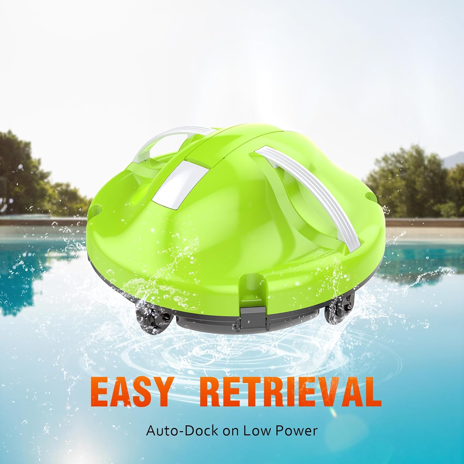 Pool Vacuum for Above Ground Inground Pools Up to 1100 Sq.Ft,JQR-V201