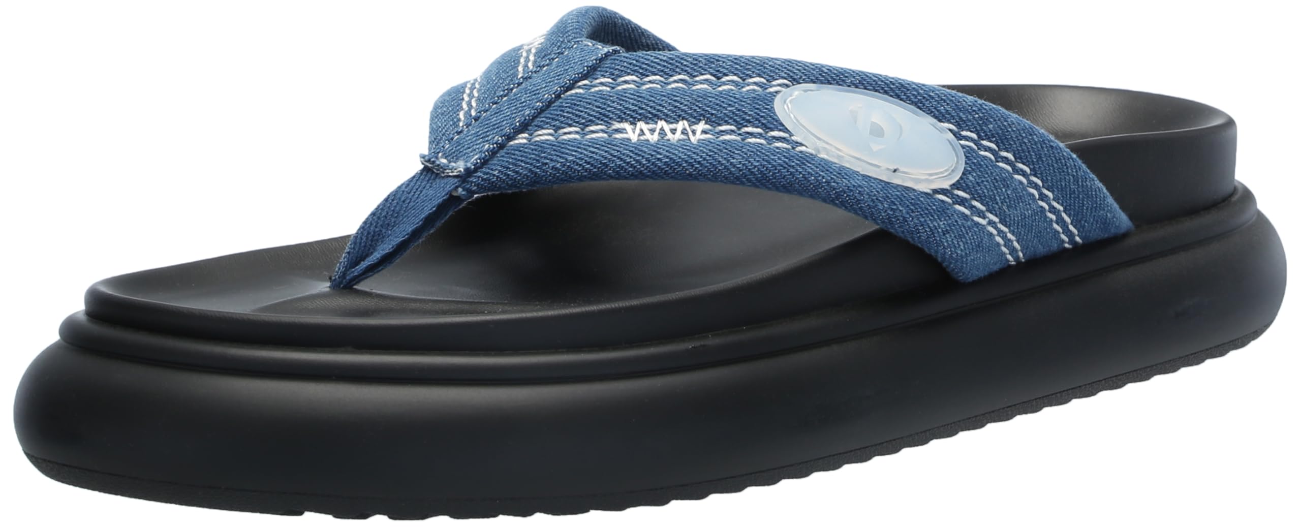 Desigual Damen Blau Shoes_boat_thong Den, 5005 Denim Raw, 40