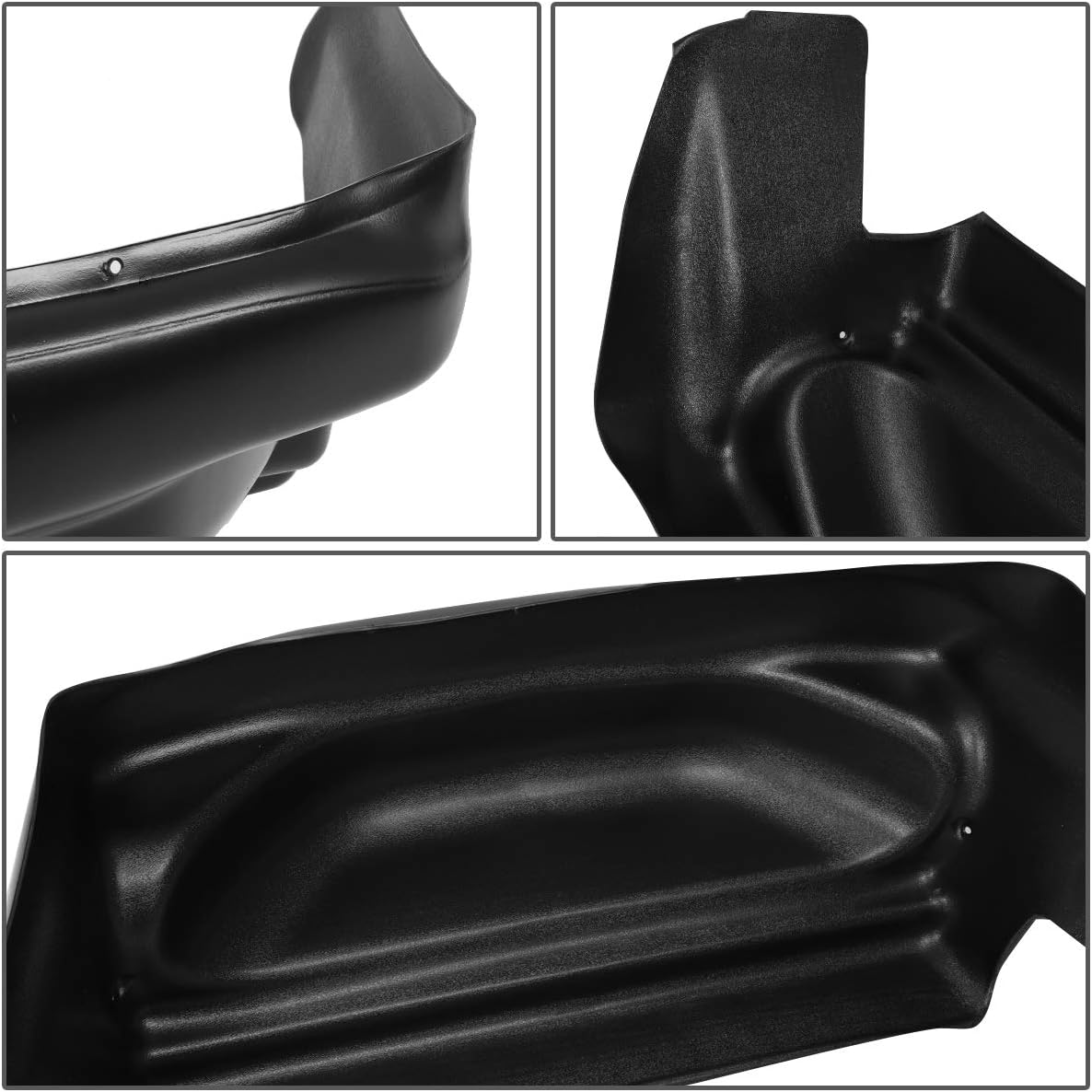 DNA MOTORING Pair Rear Wheel Well Guards Inner Fender Mud Flaps (Left+Right) Compatible with 07-13 Silverado Sierra 1500 / Silverado Sierra 2500 HD 3500 HD, ZTL-Y-0041