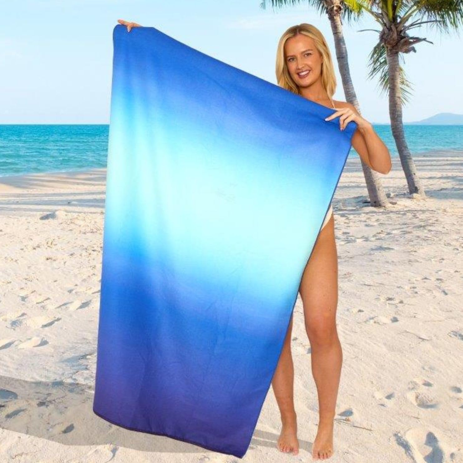 GC GAVENO CAVAILIA Extra Large Beach Towel for Adults - Quick Dry Microfibre Printed Beach Towels - Super Absorbent Beach Towel for Swim (180 x 100 cm) - (1 Piece) Soft, Sand Free,Lightweight - Multi — view 25