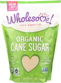 Wholesome Sweeteners Sugar - Organic - Turbinado - Raw Cane - 64 Oz - Case of 6 64 OZ