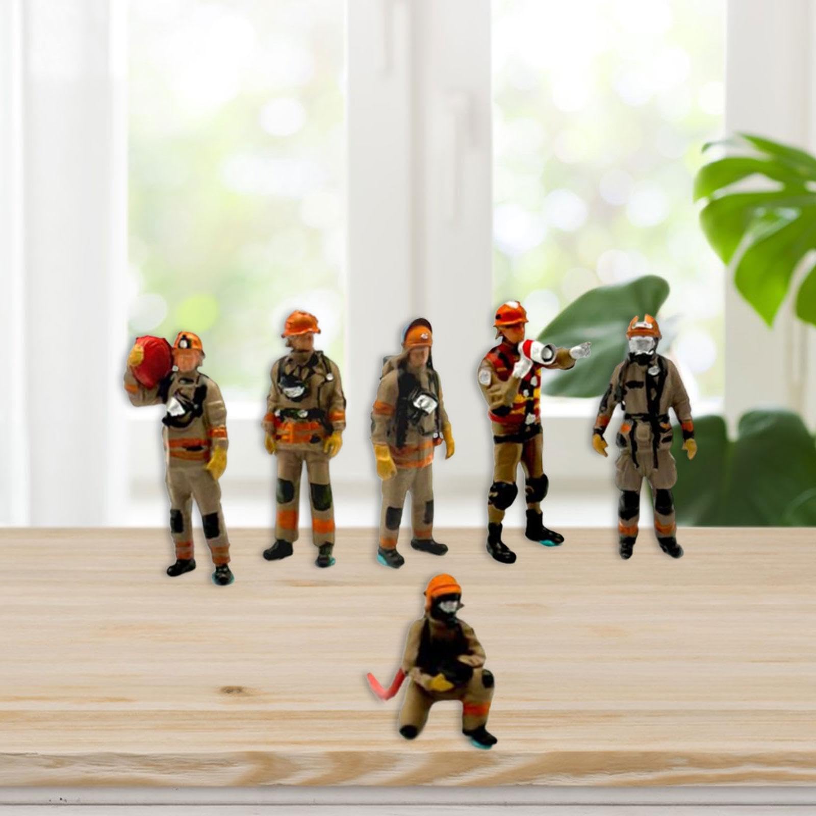 Qianly 6 Figuras de a Escala 1:64, Mini Muñecos de, Ideales