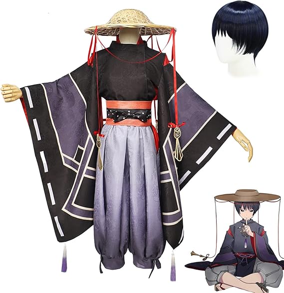 原神 コスプレ衣装 五歌仙 黒主(スカラマシュ) コスクター製 女性Mサイズ Amazon.co.jp: CHIASA 原神 Genshin 散兵 コスプレ 衣装 五歌仙
