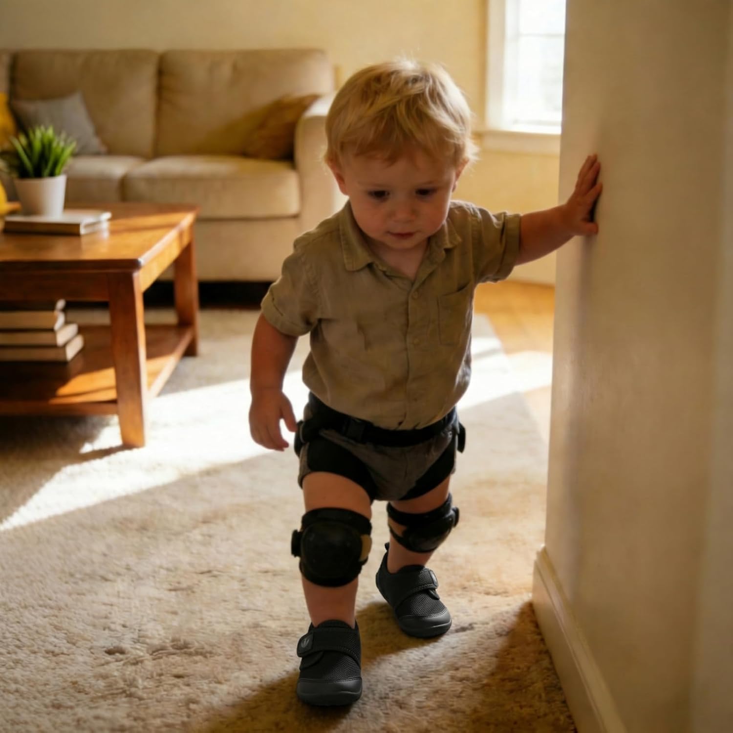 FEETCITY Baby First Walking Shoes Boys Girls Infant Sneakers Crib Shoes Breathable Lightweight Slip On Shoes - Image 2