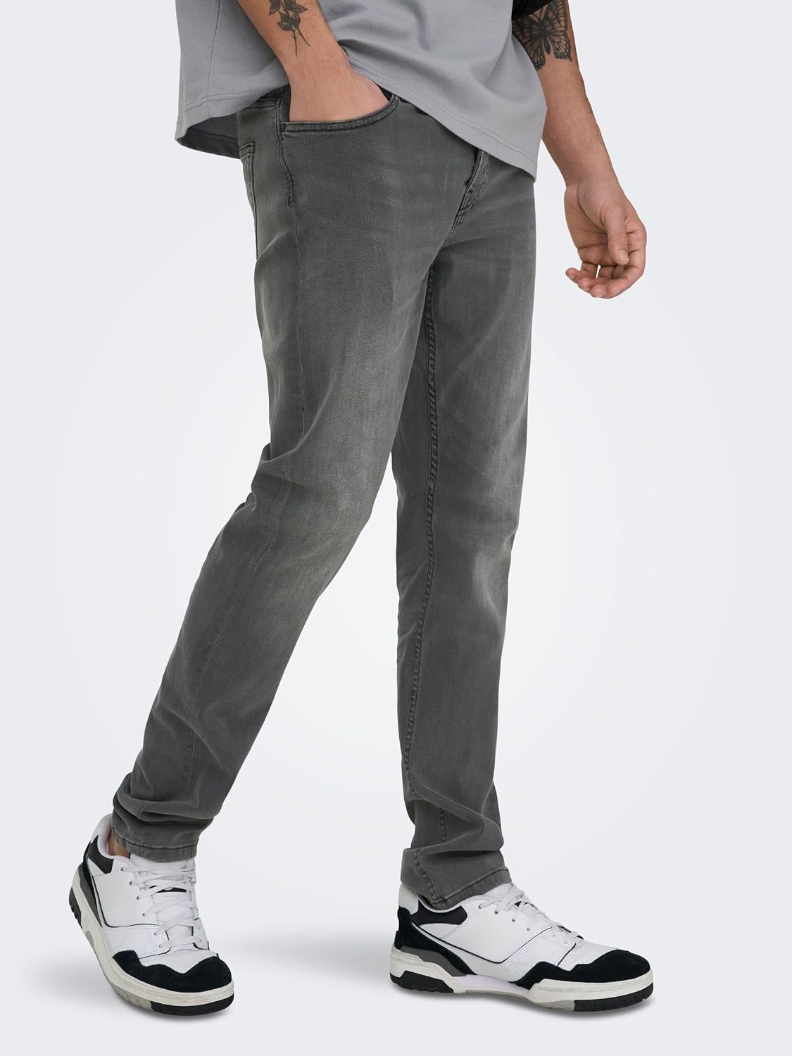 ONLY & SONS Onsloom Dark Blue Sweat Pk 3631 Noos Джинсы slim Мужские