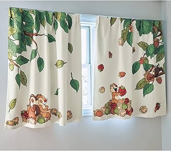 Disney☆チップとデール☆遮光カーテン☆2枚組 Amazon｜[ベルメゾン] ディズニー カーテン 遮光 洗える チップ