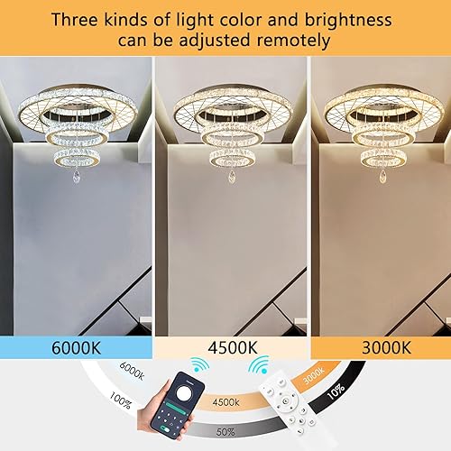 Miniatura 4 de HAIXIANG Lámparas de dormitorio modernas para sala de estar, lámparas de techo para comedor, lámparas de techo para comedor, lámparas de araña de