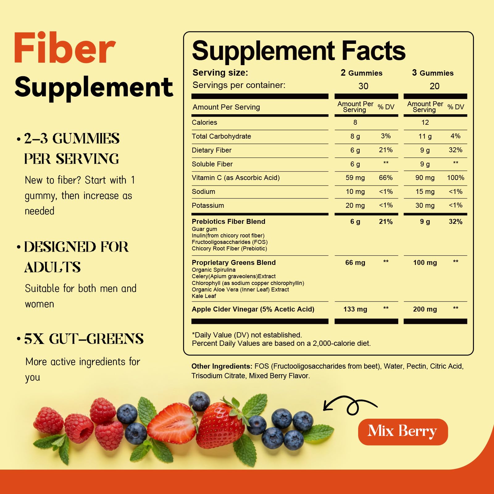 10-in-1 Prebiotic Fiber Gummies for Digestive Health & Regularity — Amazon image 8