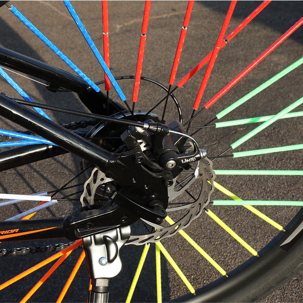 48 szt. szprych rowerowych, 14G J Bend, stalowe szprychy do rowerów górskich, 72-310 mm, z nyplami i odblaskami do rowerów górskich, szosowych, wyścigowych i składanych (czarne, 192 mm)
