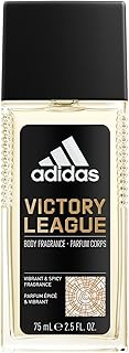 adidas Victory League Body Fragrance 2.5 fl oz (Pack of 1), Notes of Lavender, Mint, and Cardamom, Men's fragrance, Long lasting, Sporty fragrance, Travel size
