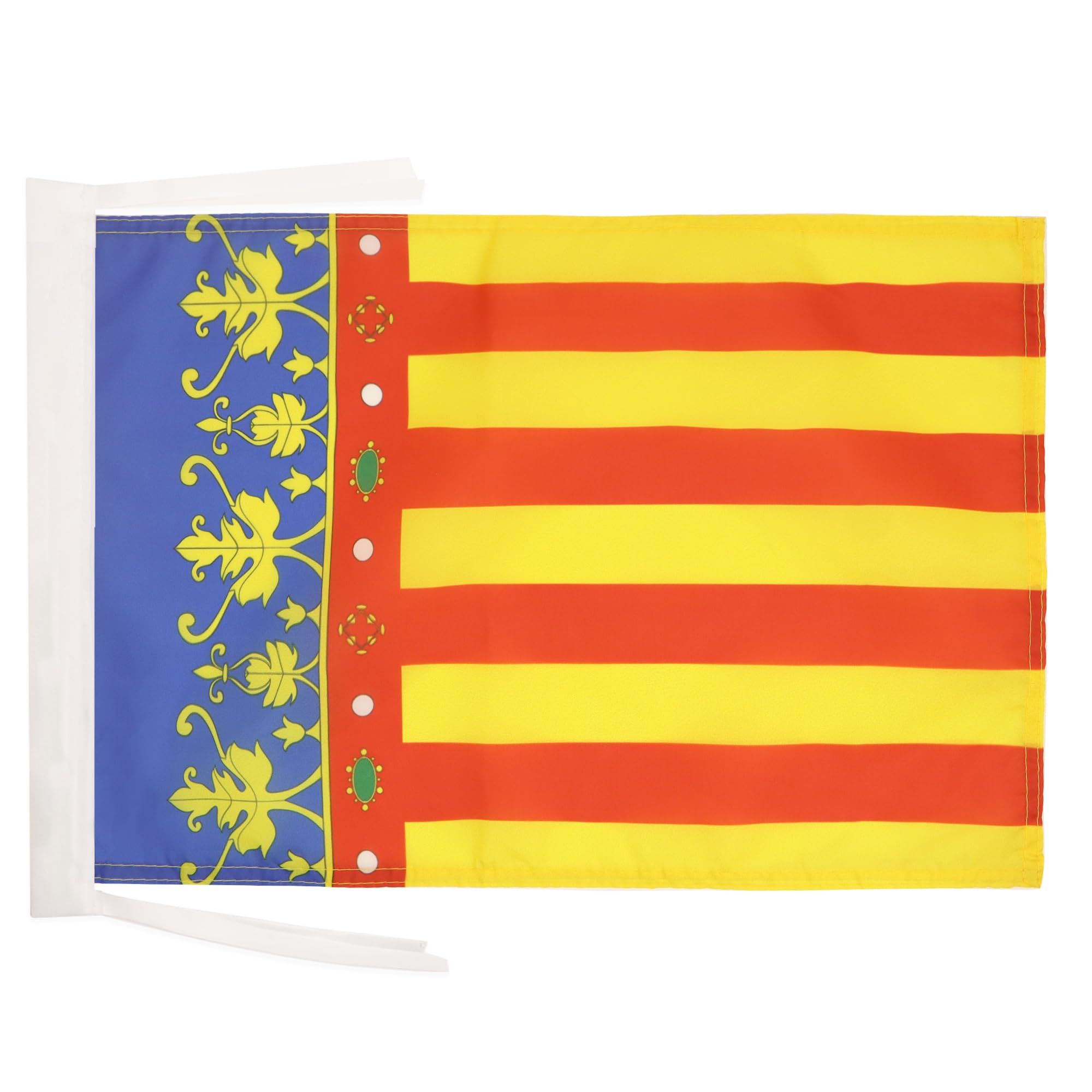 AZ FLAG - Flagge Valencia - 45x30 cm Mit Kordel - Valencianische Gemeinschaft Fahne 30 x 45 Cm - Flaggen