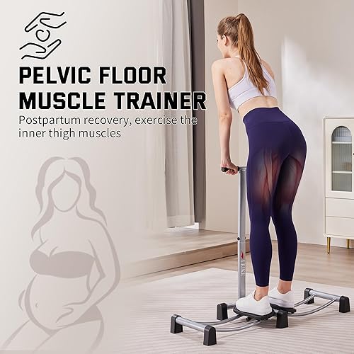 Miniatura 3 de Leikefitness Máquina de piernas Cuerpo delgado Piso pélvico femenino Equipo de fitness Reparación muscular Fortalecimiento de entrenamiento para el
