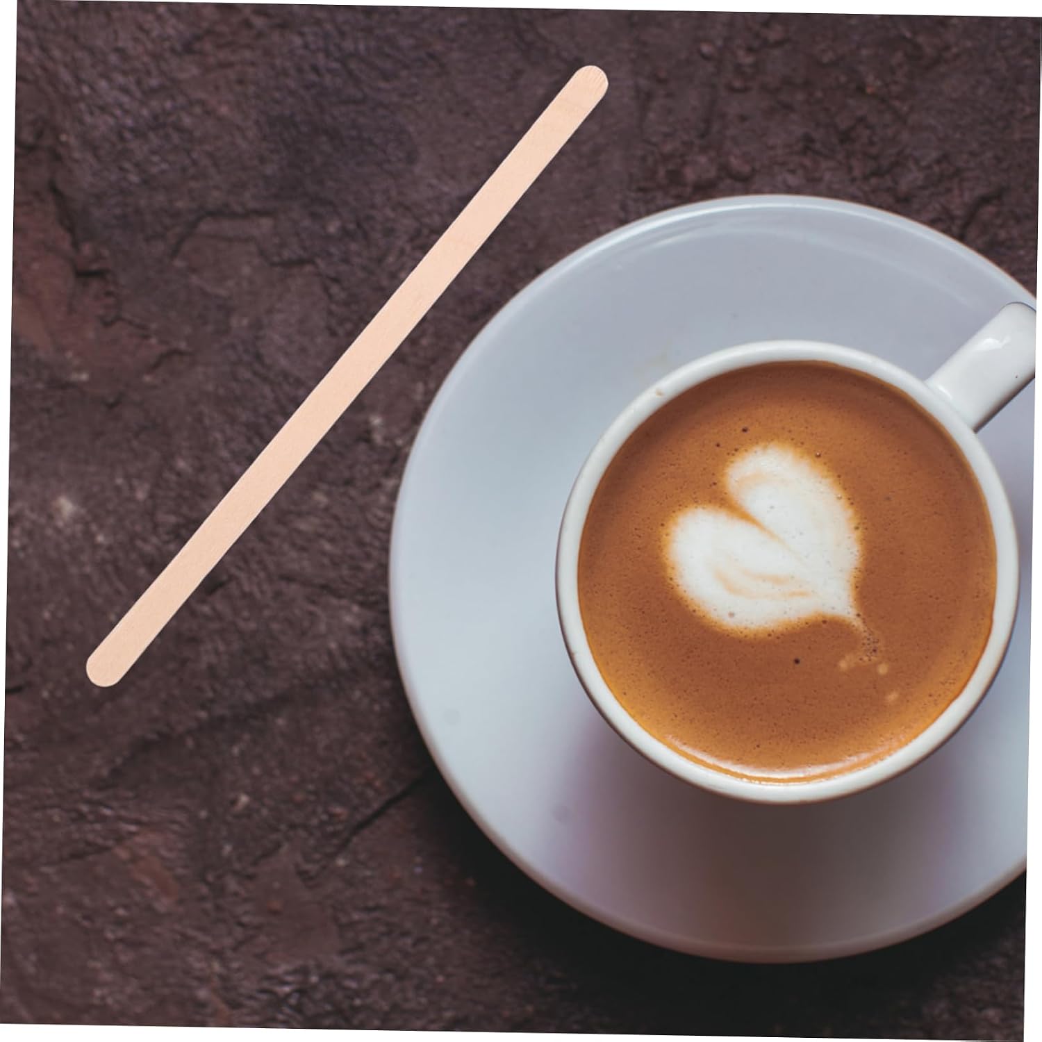 Mobestech 500 pcs Wooden Coffee Stirrer Sticks Sturdy Wood Stirrers for Coffee Smooth Surface Safe Practical for Various Occasions for Hot Drinks Crafting More